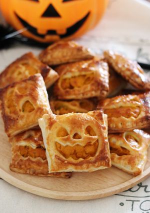 ハロウィンに　ミニパンプキンパイ-レシピのメイン写真