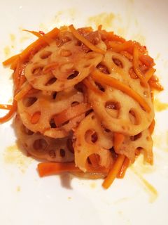 蓮根と人参のウマ辛きんぴら-レシピのメイン写真