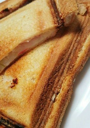 マヨネーズでコク旨アップのホットサンド♡-レシピのメイン写真