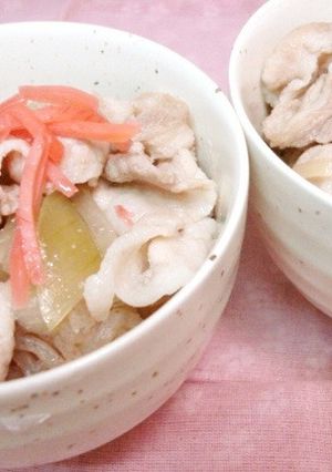 だししょうゆで簡単！豚丼-レシピのメイン写真