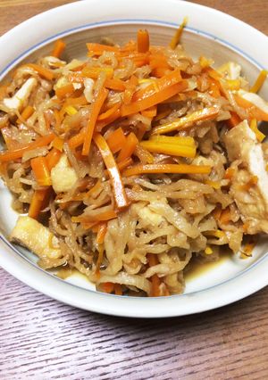 お弁当のオカズ切り干し大根の煮物-レシピのメイン写真