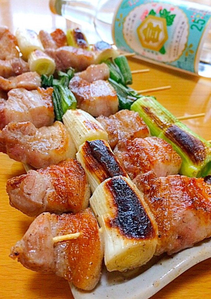 簡単 豚バラ ねぎま 豚串-レシピのメイン写真
