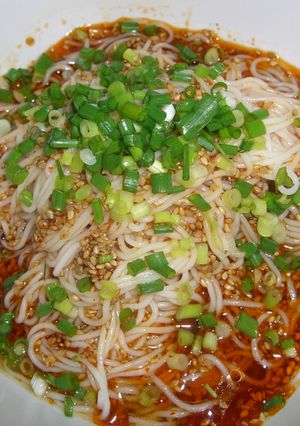 ひとりランチ★ピリ辛ぶっかけそうめん-レシピのメイン写真