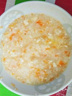 7ヶ月の離乳食:鶏肉のあんかけご飯-レシピのメイン写真