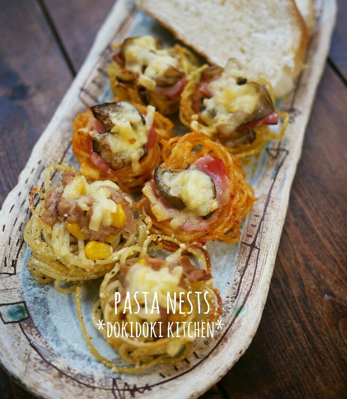 アレンジ自在♡パスタネスト-レシピのメイン写真