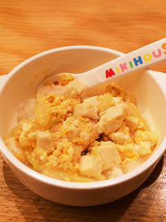【離乳食後期】豆腐の親子丼【簡単】-レシピのメイン写真