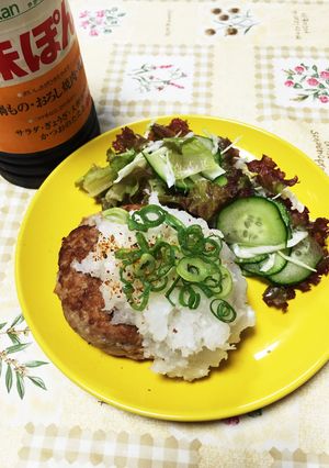 豆腐入り、おろしたっぷりバーグ♡-レシピのメイン写真