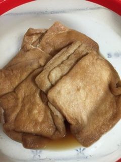 レンジで油揚げ甘辛煮-レシピのメイン写真