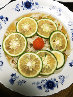 カボスと紅葉おろしで サッパリうどん-レシピのメイン写真