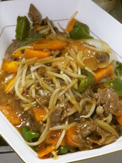 時短簡単☆ラム肉野菜炒めジンギスカン風味-レシピのメイン写真