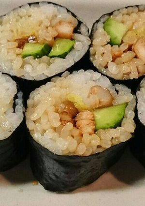 変わり巻き寿司☆照り焼き#チキンロール-レシピのメイン写真
