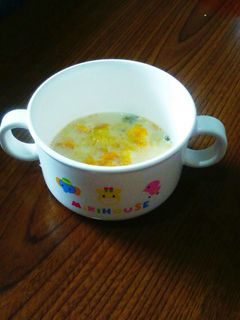 離乳食後期☆豆乳スープ-レシピのメイン写真