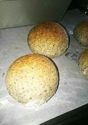 捏ねない黒ごまパン-レシピのメイン写真