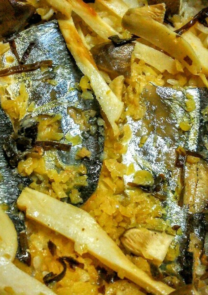 １尾で２合！生さんまの生姜炊き込みご飯-レシピのメイン写真