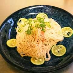 รูปของ 簡単 明太子素麺