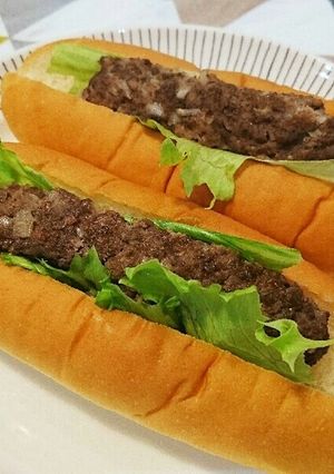 ◆ハンバーグサンド◆ハンバーグリメイク-レシピのメイン写真
