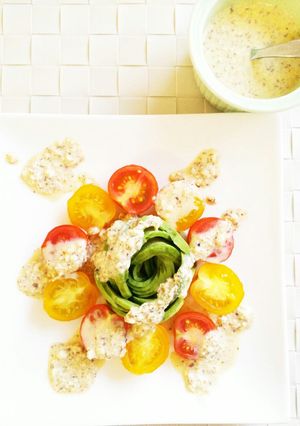 混ぜるだけ！優しいお豆腐ドレッシング☆-レシピのメイン写真