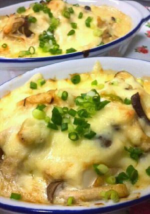 豆腐ときのこの味噌マヨチーズ焼き(^^)-レシピのメイン写真
