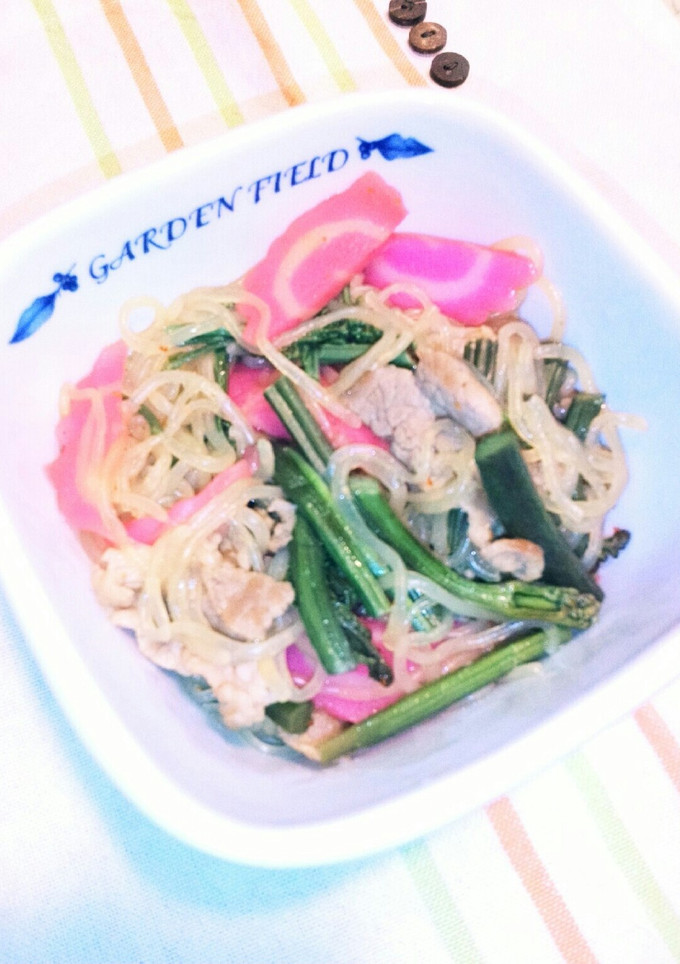 お弁当の１品✌♥白滝とわらび炒め～♥-レシピのメイン写真