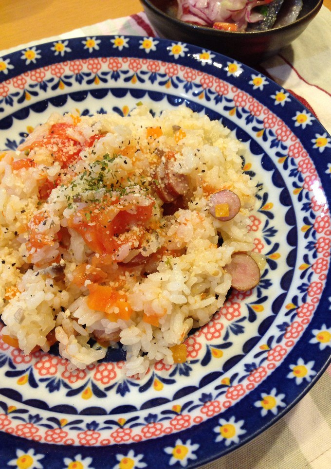 炊飯器で簡単♡丸ごとトマトの炊き込みご飯-レシピのメイン写真