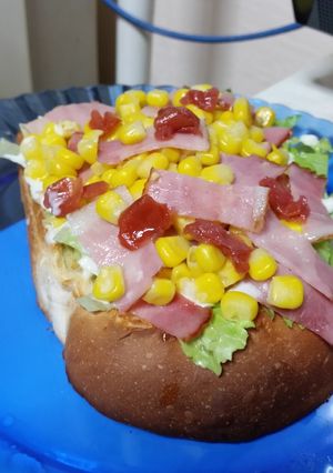 気分上々カラフルスイートコーントースト！-レシピのメイン写真