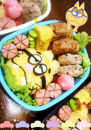 おそ松さんのエスパーニャンコ弁当☆-レシピのメイン写真