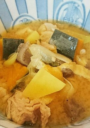 旦那喜ぶご飯2☆野菜大量ぶっかけ豚汁-レシピのメイン写真