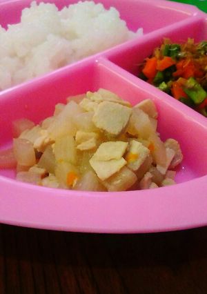 離乳食後期☆マグロと大根の煮物-レシピのメイン写真