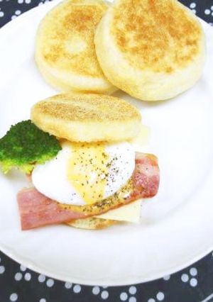 家庭で簡単!!「イングリッシュマフィン」-レシピのメイン写真