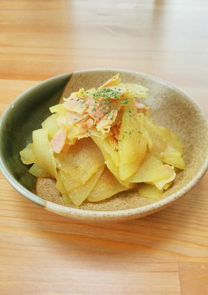 脱・煮物！簡単冬瓜とベーコンのカレー炒め-レシピのメイン写真