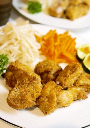 香ばしい胡麻衣♪ノンフライヤーで唐揚げ-レシピのメイン写真