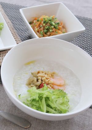 低カリウムレタスの中華粥・腎臓にやさしい-レシピのメイン写真