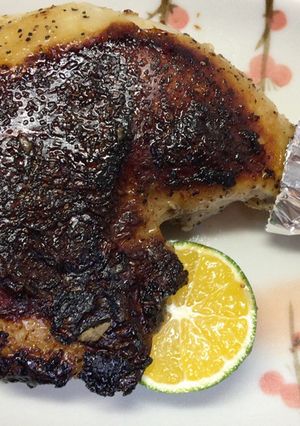 フライパンで簡単な塩味のローストチキン-レシピのメイン写真