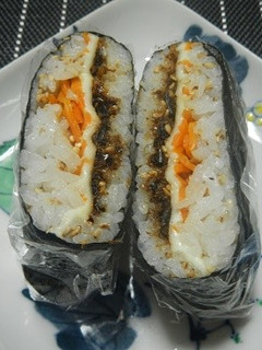 おかか昆布でおにぎらず-レシピのメイン写真