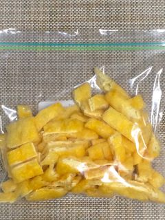 ストックすると便利❗️油揚げの冷凍保存-レシピのメイン写真