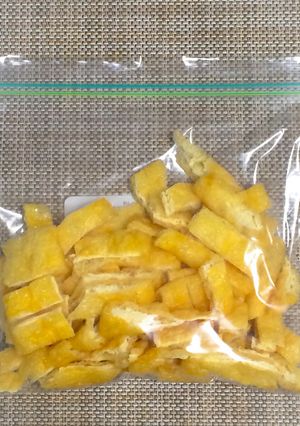 ストックすると便利❗️油揚げの冷凍保存-レシピのメイン写真