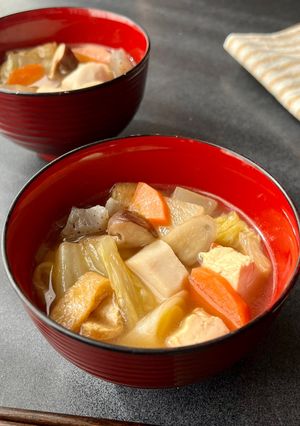 味付け簡単！野菜たっぷりけんちん汁-レシピのメイン写真