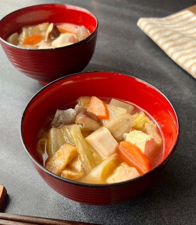 味付け簡単！野菜たっぷりけんちん汁-レシピのメイン写真