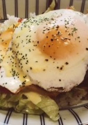 タコス味のロコモコ-レシピのメイン写真