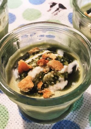 とろ〜りマリームでまるで豆乳抹茶ババロア-レシピのメイン写真