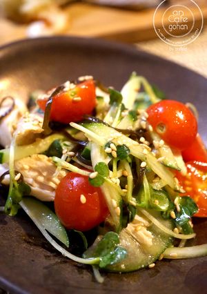 たっぷり野菜とささ身の塩昆布冷製サラダ*-レシピのメイン写真