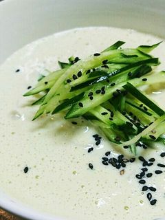 コングクス 콩국수 豆乳麺 韓国夏の定番-レシピのメイン写真