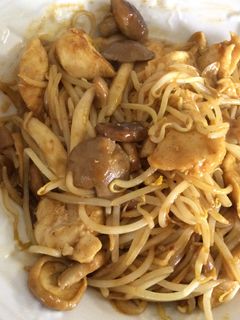 鶏胸肉きのこもやしカレー炒め♪-レシピのメイン写真