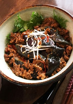 肉味噌ナス丼♡-レシピのメイン写真