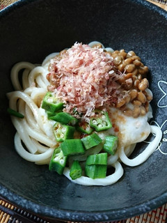 超絶ねばねば冷やしうどん-レシピのメイン写真
