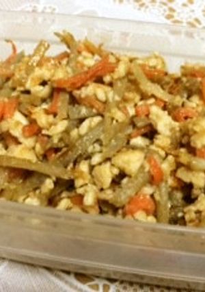 【初心者が作る】肉みそごぼう-レシピのメイン写真