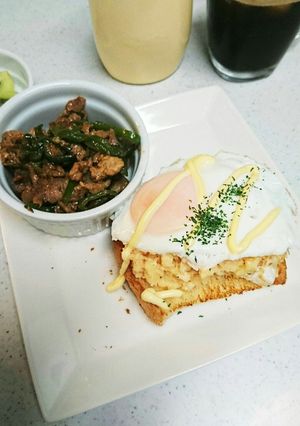 明太ポテトのマヨデリオープンサンド-レシピのメイン写真