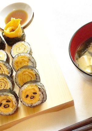 【キャラ弁】ぐでたま☆海苔巻き-レシピのメイン写真
