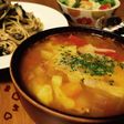 チーズがとろ〜り♡簡単ミネストローネ