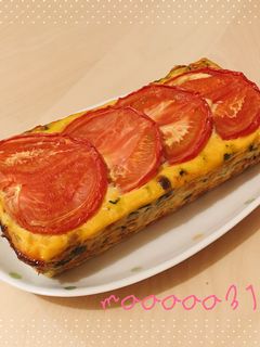 小麦粉なし!お豆腐でヘルシー*ケークサレ-レシピのメイン写真